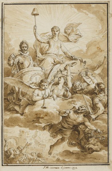 Projet d'illustration pour la Henriade de Voltaire